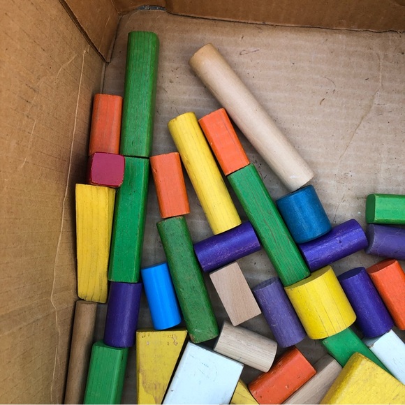 70’s Playskool wooden blocks - Picture 6 of 8